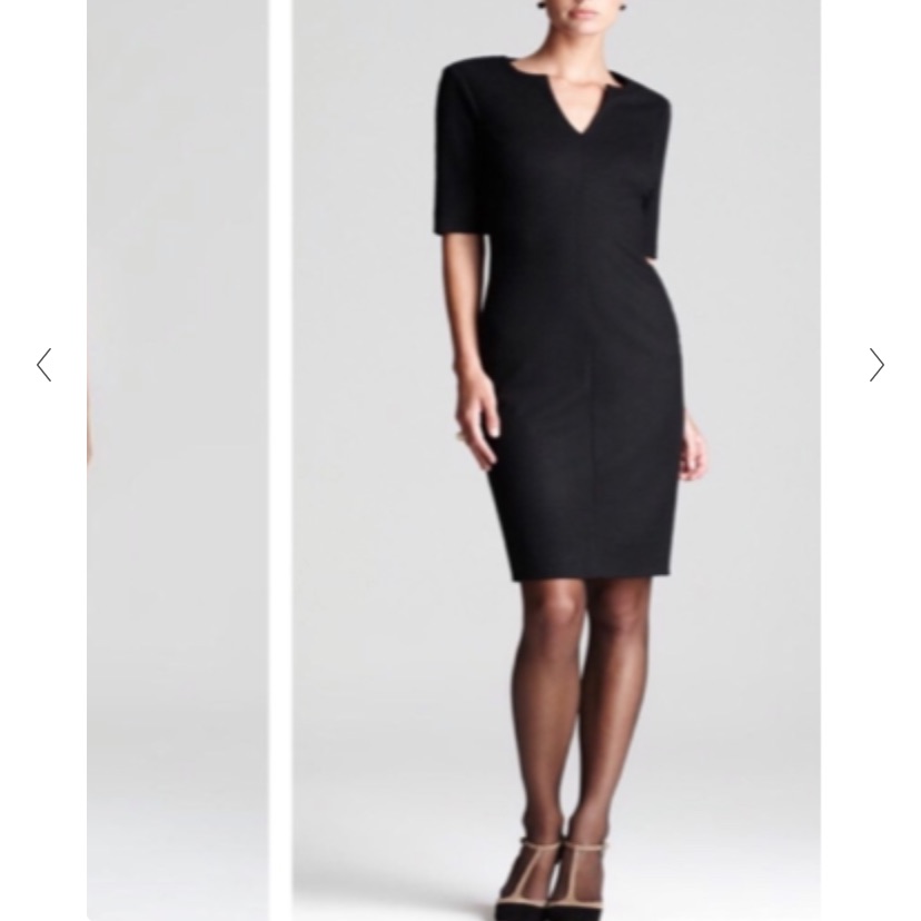 Diane Von Furstenberg Black Wool Aurora Dress 6